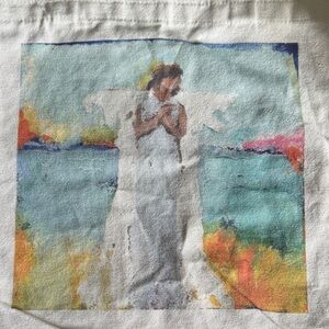 Anne Neilson Home Watercolor Angel Tote Bag